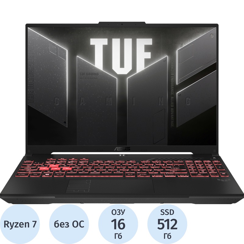 Изображение товара Игровой ноутбук Asus TUF Gaming FA607NUG-RL161 16 с AMD Ryzen 7