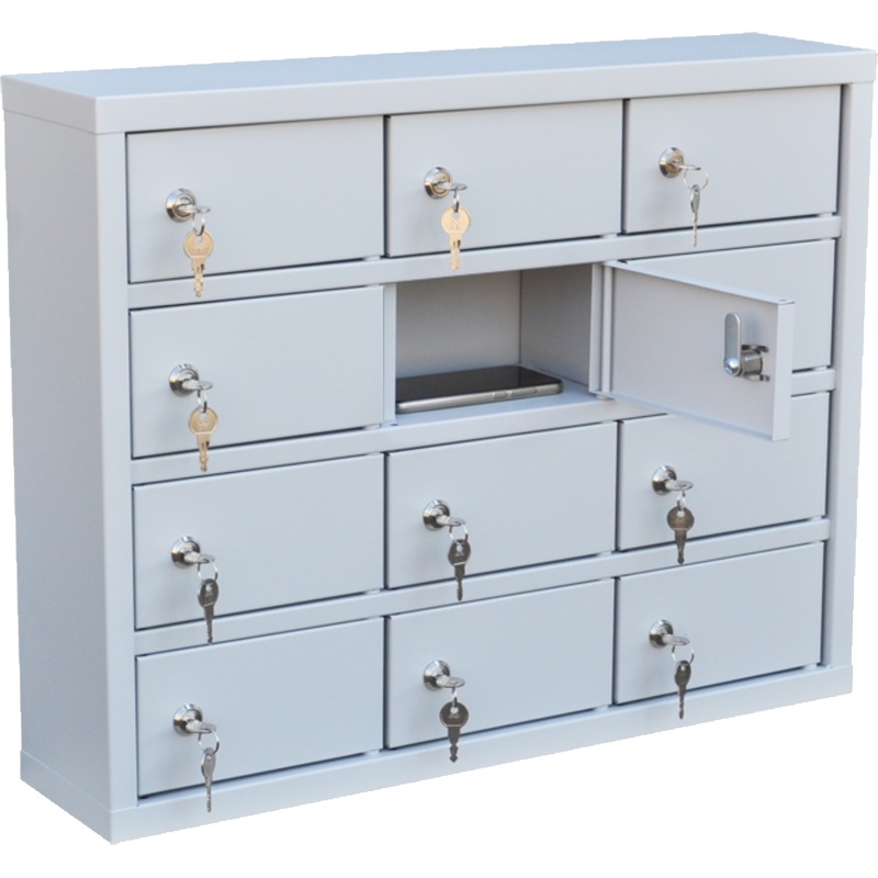 Изображение товара Шкаф хранения мобильных телефонов Rommel ШДМ-12 на 12 ячеек