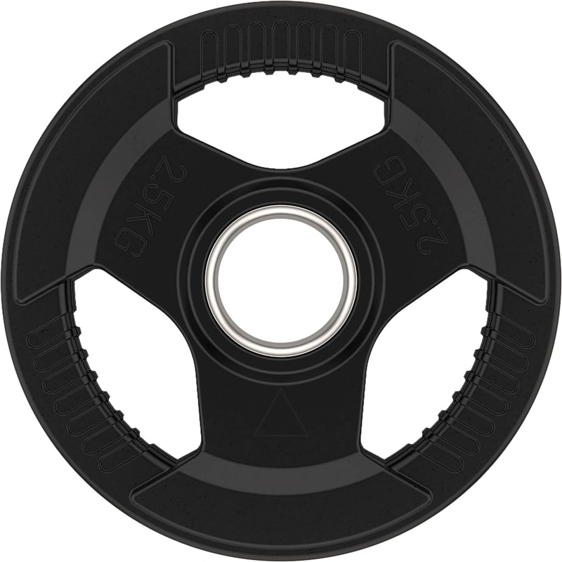 Изображение товара Диск обрезиненный для штанги DFC 2.5 кг с хватом чёрный