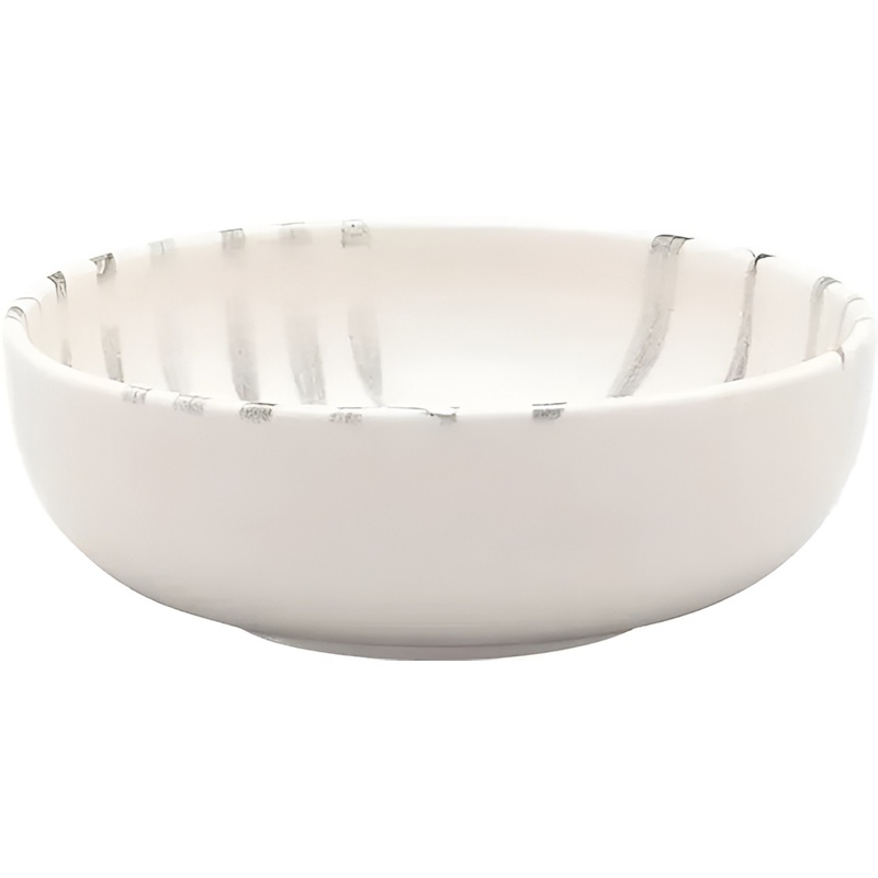 Изображение товара Салатник керамический Oxford Flat Shape Samambaia 16 см 600 мл серый/белый