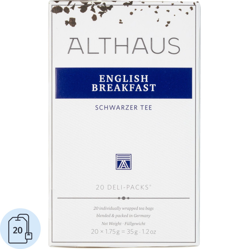 Изображение товара Чай черный Althaus Deli Packs English Breakfast 20 пакетиков Германия