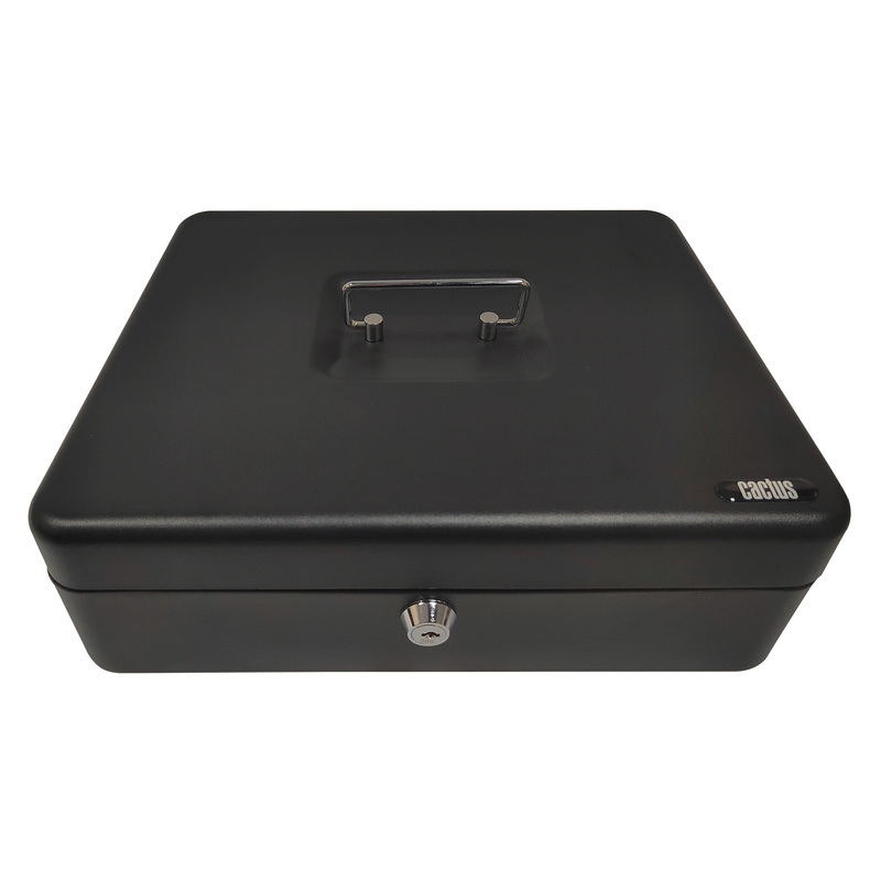 Изображение товара Денежный ящик Cactus CS-CB-004 240х300х90 мм черный
