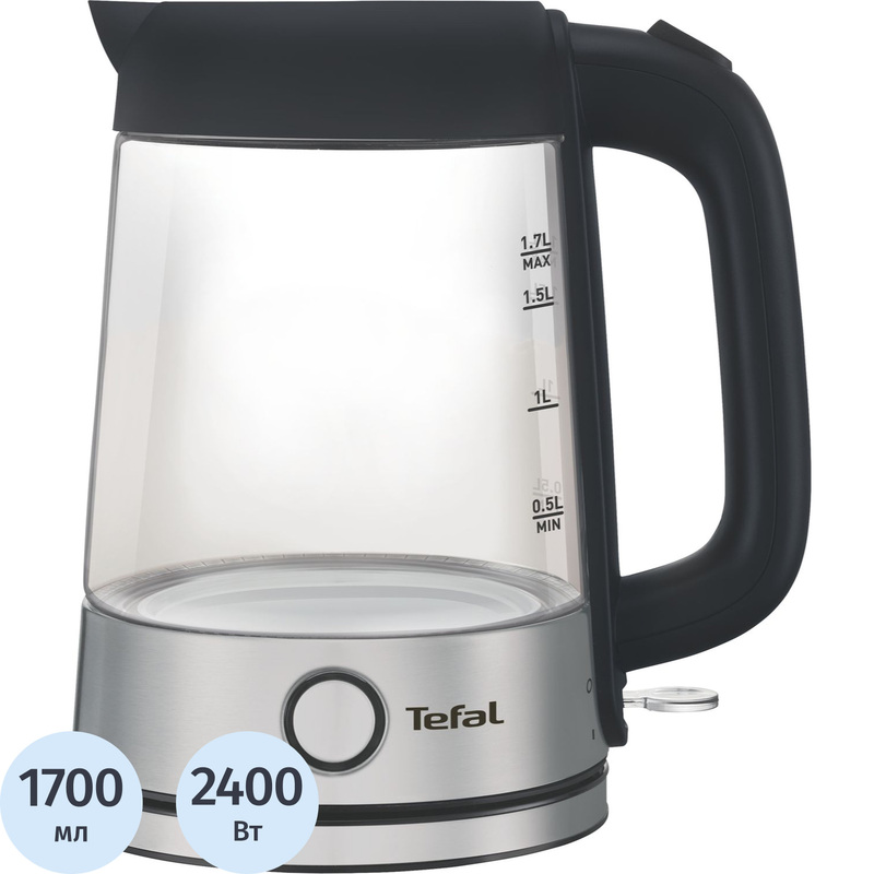 Изображение товара Уценка. Чайник электрический Tefal KI750D30 серебристый