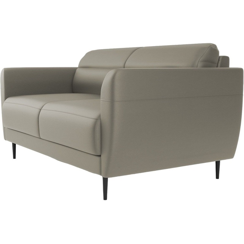 Изображение товара Диван двухместный Релакс Монако Lounge серый (искусственная кожа)