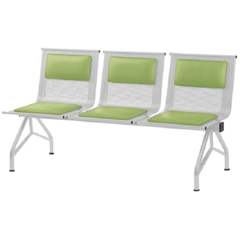 Изображение товара Многоместная секция Стилл+ СМ-86/4 зеленая серая для общественных помещений