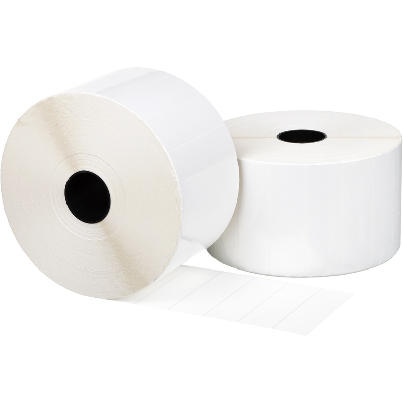 Изображение товара Термотрансферные этикетки 30х100 мм полипропиленовые глянцевые (диаметр втулки 40 мм, 6 рулонов по 6000 этикеток)