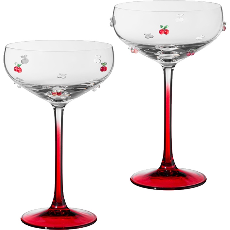 Изображение товара Набор креманок Lefard Fruity cherry 270 мл (2 штуки в упаковке)