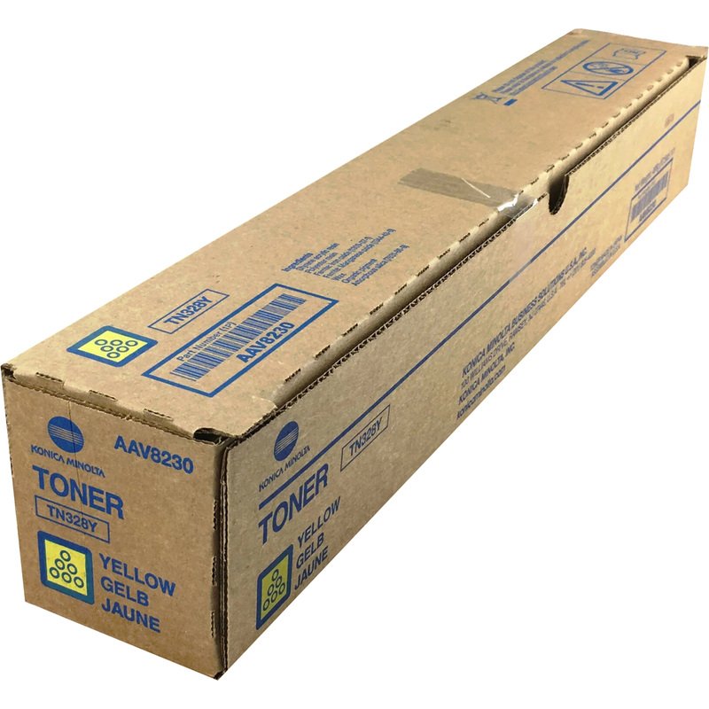 Изображение товара Оригинальный желтый лазерный картридж Konica Minolta TN-328Y для bizhub C250i C300i C360i