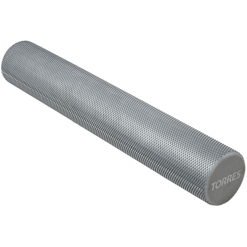 Изображение товара Ролик для фитнеса Torres YL52200 90x15x15 см серый для йоги пилатеса и массажа