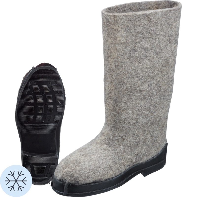 Изображение товара Валенки войлочные на резиновой подошве (размер 40)