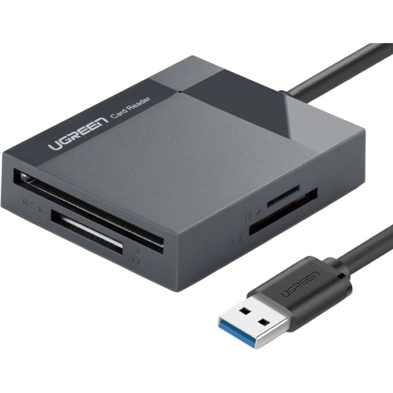 Изображение товара Картридер Ugreen CR125 для SD, microSD, Compact Flash и MS