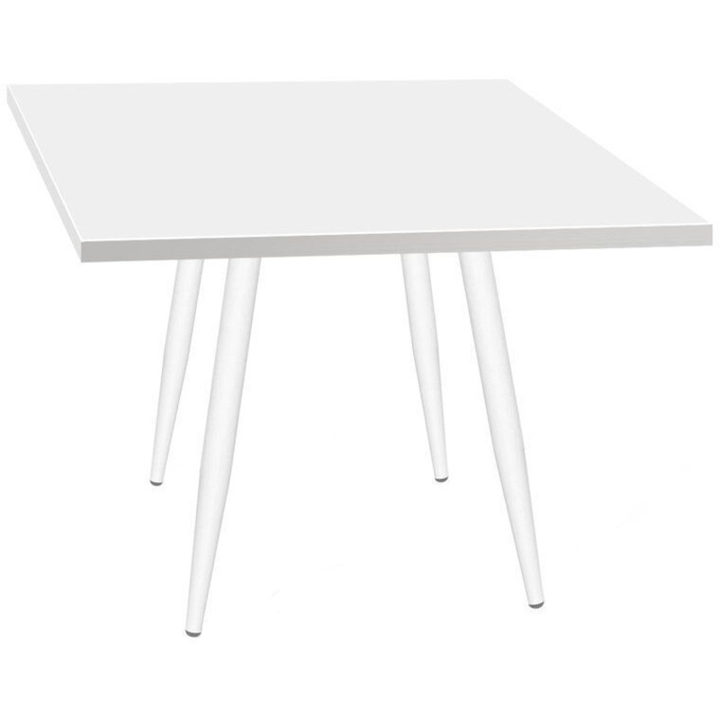 Изображение товара Обеденный стол Sheffilton SHT-TU14 белый квадратный 80x80 см долговечный