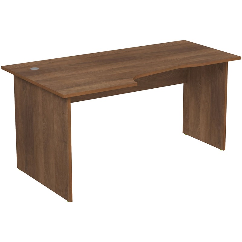 Изображение товара Криволинейный письменный стол 2С.020 левый шамони 1600х900х750 мм