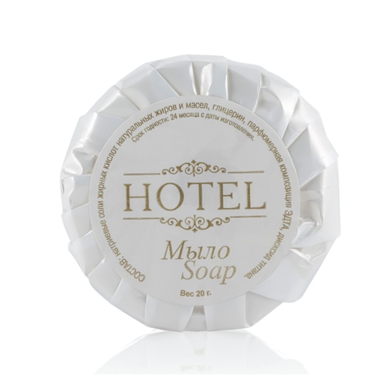 Изображение товара Мыло туалетное Hotel 20 г гофре (300 штук в упаковке)