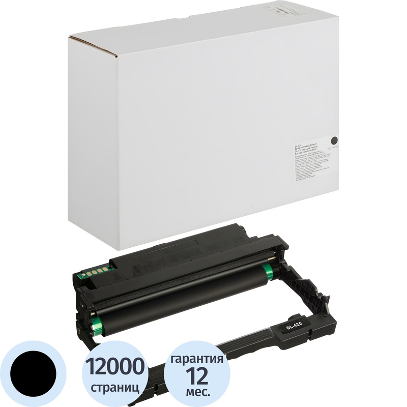 Изображение товара Фотобарабан Retech DL-420 для Pantum черный совместимый длительный ресурс