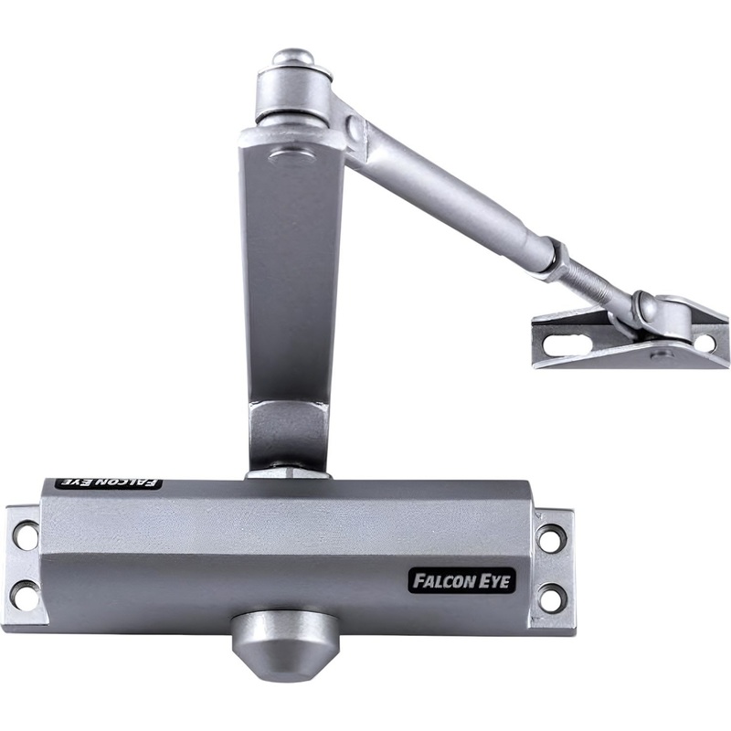 Изображение товара Доводчик Falcon Eye FE-B3W на дверь 45-65 кг алюминиевый серебристый