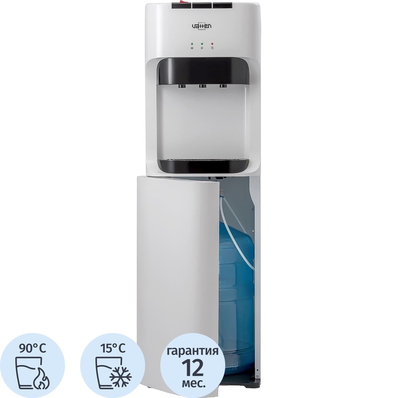 Изображение товара Кулер для воды VATTEN L45WK белый с нагревом и охлаждением