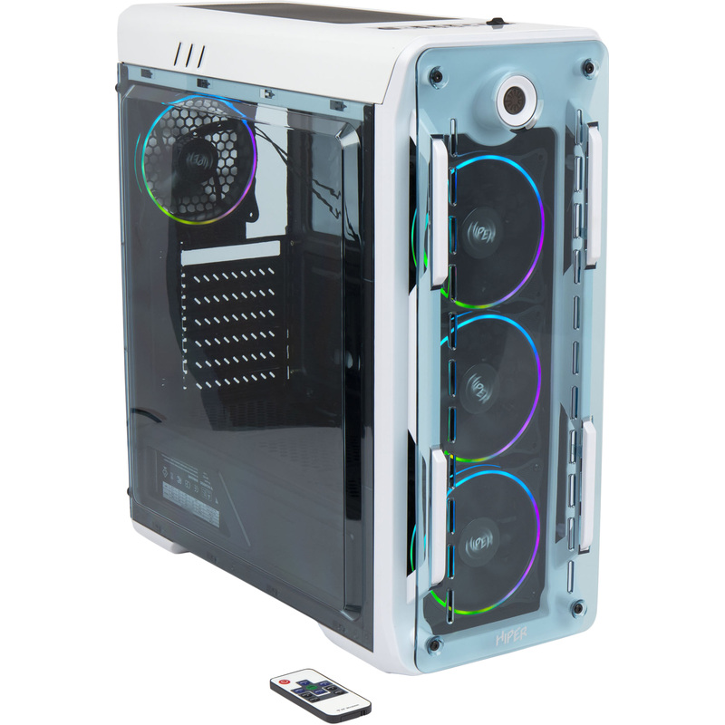 Изображение товара Корпус Hiper OW Mid-Tower геймерский прозрачный с RGB подсветкой и защитой