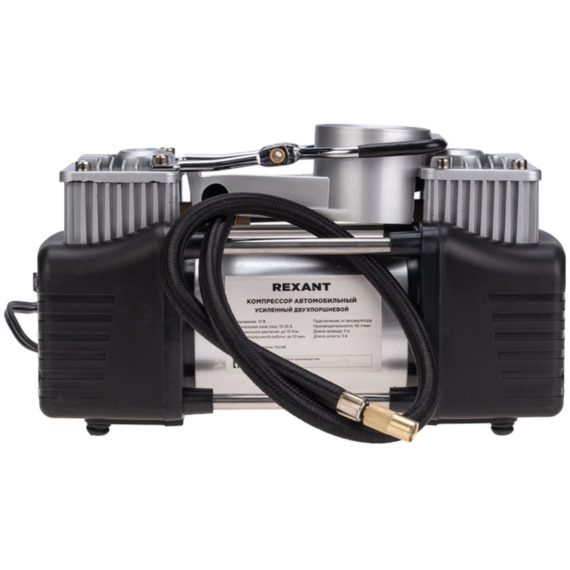 Изображение товара Компрессор автомобильный Rexant 60 л/мин (80-0521)