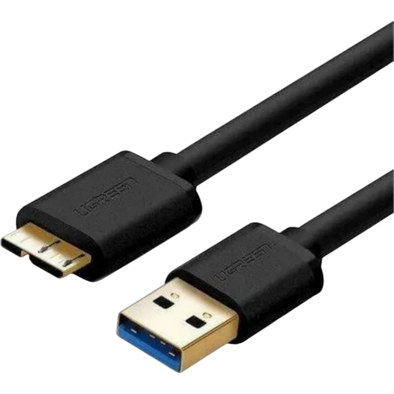 Изображение товара Кабель Ugreen US130 USB Type-A - USB Type-B, 1 метр, USB 3.0 Черный