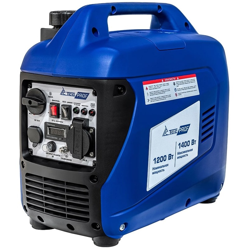 Изображение товара Бензиновый инверторный генератор ТСС SGG 1400Si 1.2 кВт шумопоглощающий