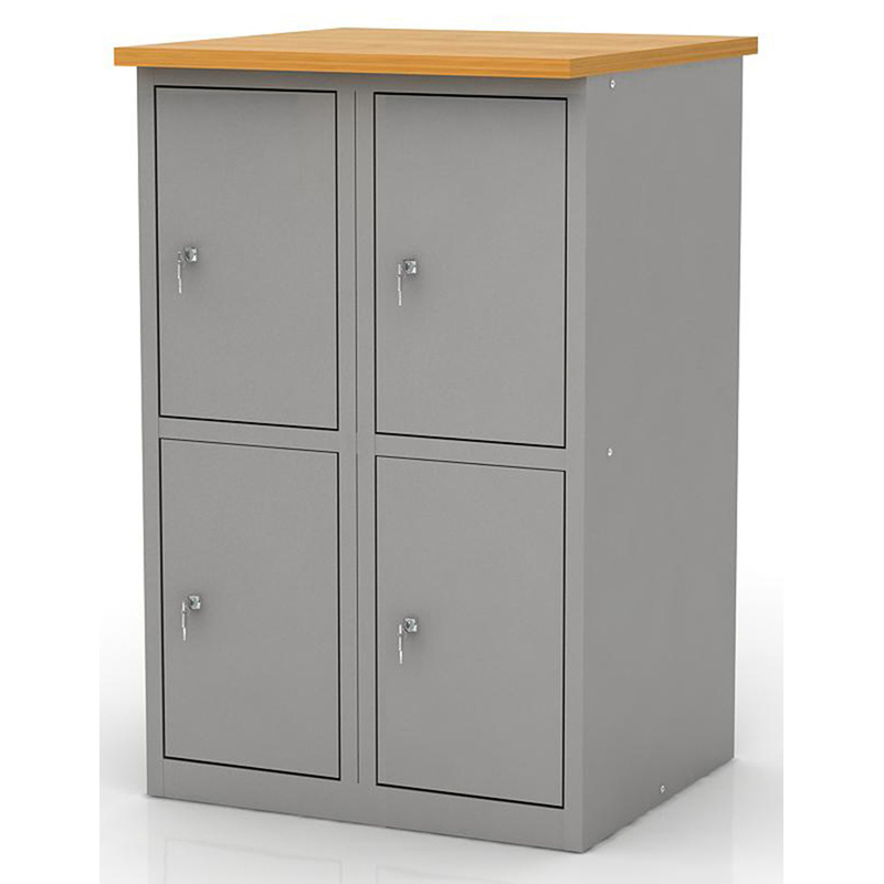 Изображение товара Шкаф для сумок ШМС-194(600) со столешницей и металлическими дверями