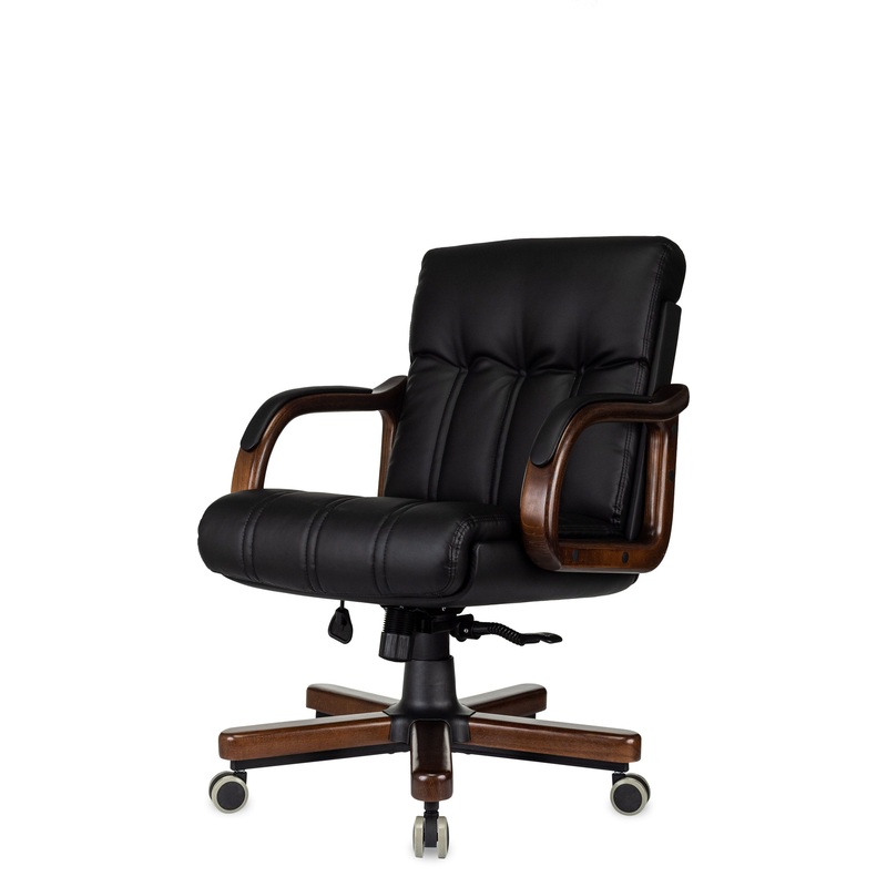 Изображение товара Комфортабельное офисное кресло Бюрократ T-9932W-LOW-Eco с регулируемой высотой и стойкой конструкци