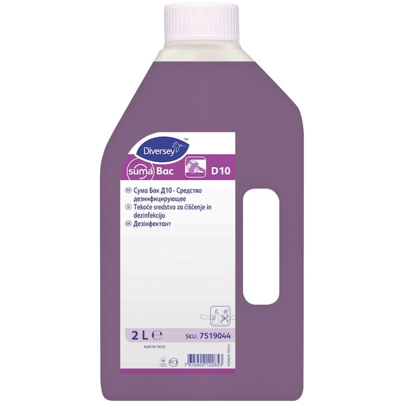 Изображение товара Дезинфицирующее средство Diversey Suma Bac D10 2 л (концентрат)