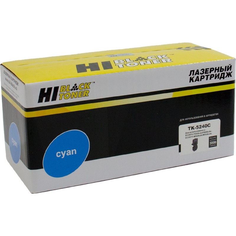 Изображение товара Картридж лазерный Hi-Black HB-TK-5240C M2540 голубой совместимый