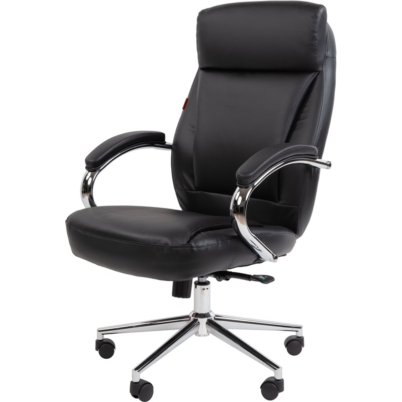 Изображение товара Кресло VT_Chairman 794 хром экокожа черная