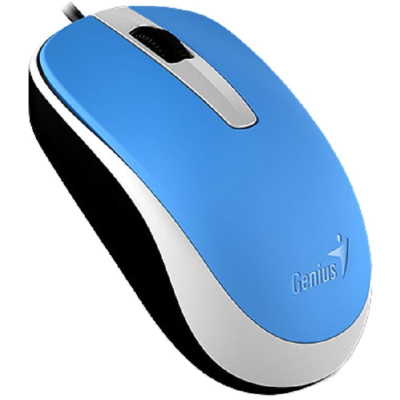 Изображение товара Проводная оптическая мышь Genius DX-120 голубая