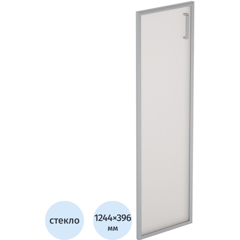 Изображение товара Дверь средняя Avance 6ФС.012L левая стекло матовое прозрачное 396х1244 мм