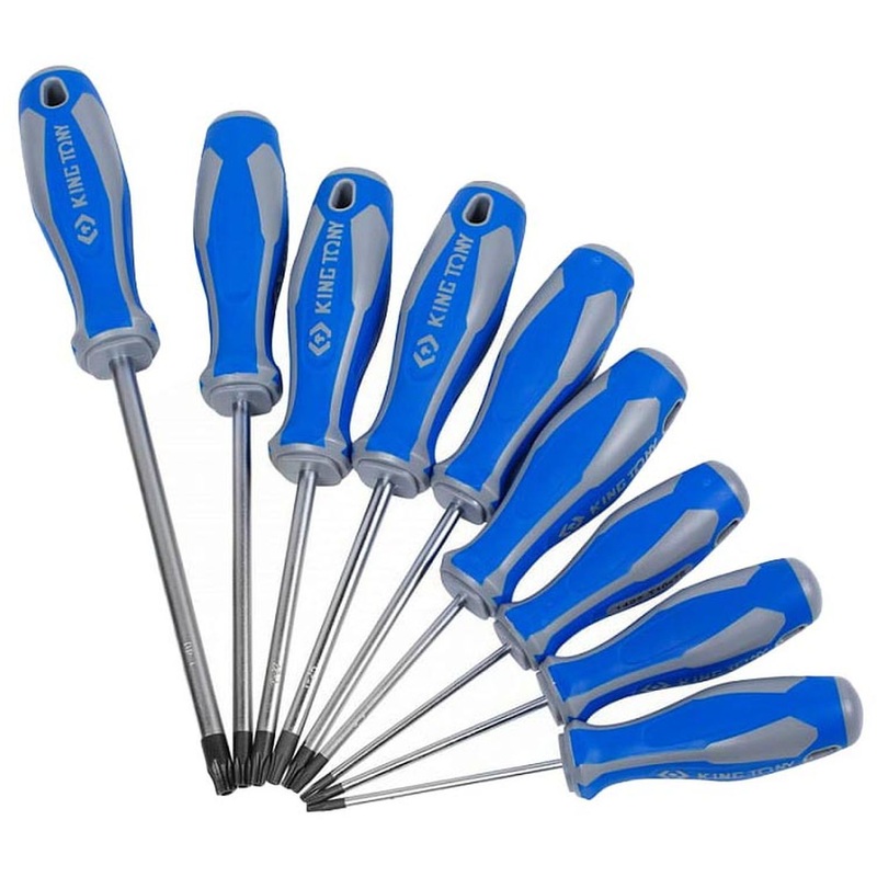 Изображение товара Набор отвёрток King Tony 30309PR - 9 штук для ремонта и сборки