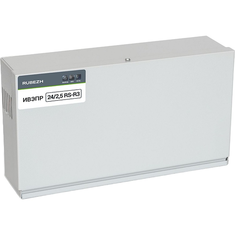 Изображение товара Источник бесперебойного питания Рубеж ИВЭПР 24/2,5 RS-R3 2x7 БР
