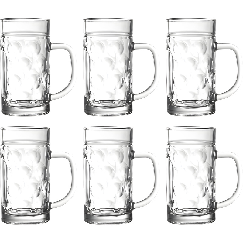 Изображение товара Кружка пивная MGline Дон-2 стеклянная 1000 мл (6 штук в упаковке)