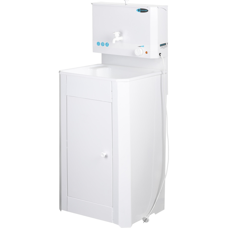 Изображение товара Умывальник дачный TOPFORT Simple 15 л с подогревом и пластиковой мойкой