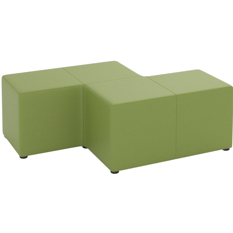 Изображение товара Модуль дивана угловой Tetris 4-М 4РL бледно-зеленый искусственная кожа 1350х900 мм