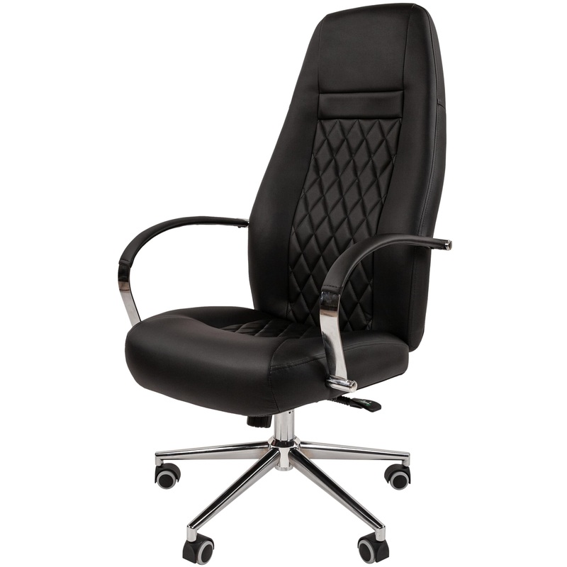 Изображение товара Уценка. Кресло для руководителя Chairman 950 черное (экокожа, металл)