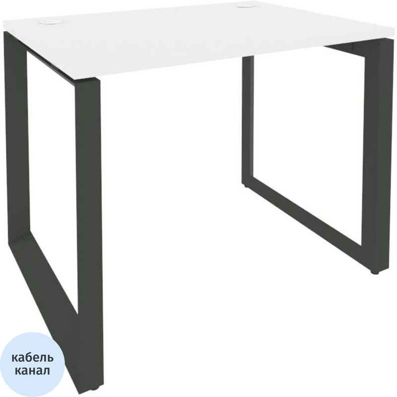 Изображение товара Стол прямой ONIX-О O.MO-SP-1.7 белый бриллиант 980х720х750 мм