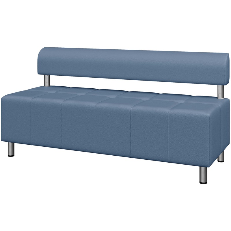 Изображение товара Модульный диван прямой двухместный Юнит-Док U2 голубой