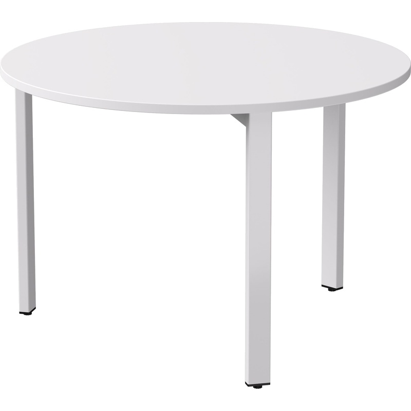 Изображение товара Стол для переговоров EVO 254S022W39003 круглый белый 1100х1100х755 мм