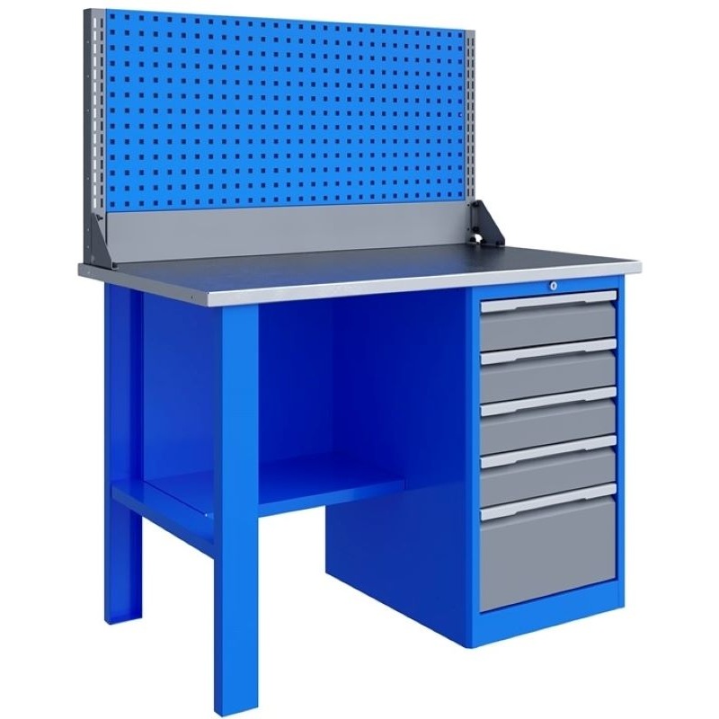 Изображение товара Верстак слесарный Верстакофф TNC 121.15.1-1 с тумбой и полками