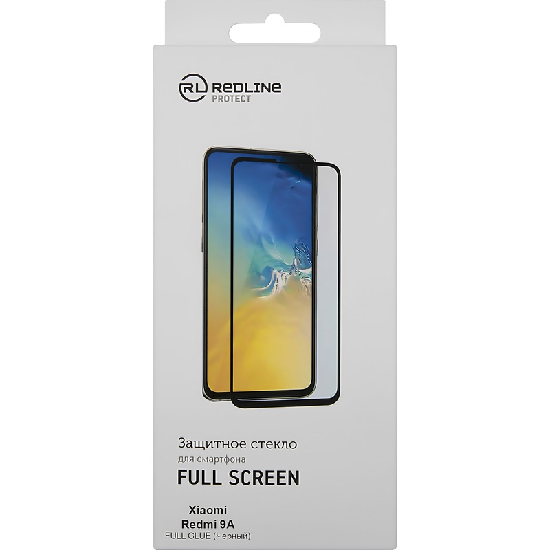 Изображение товара Защитное стекло Red Line для Xiaomi Redmi 9A/9C 6.5 дисплей олеофобное