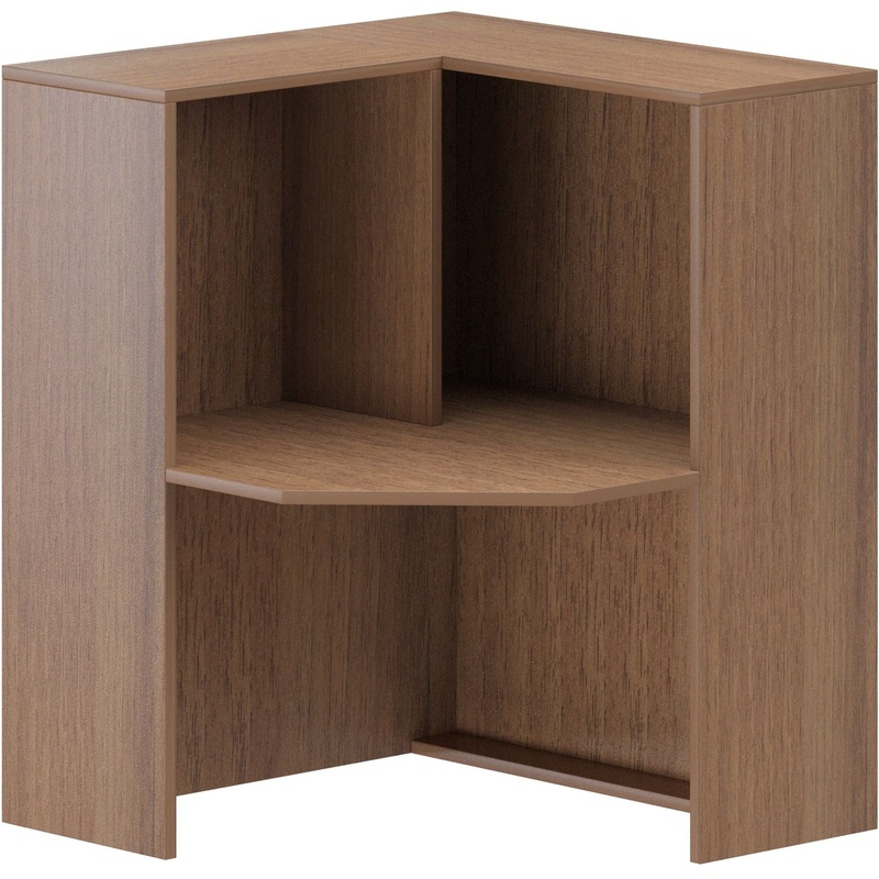 Изображение товара Модуль стойки ресепшн угловой Арго А-555 (орех гварнери, 900х900х1220 мм)