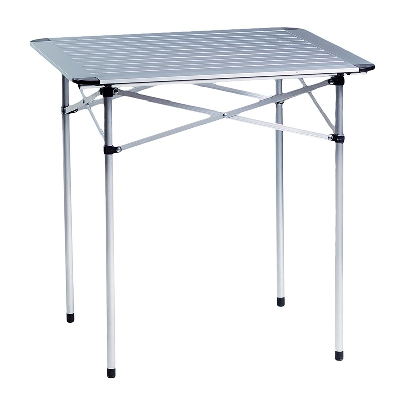 Изображение товара Складной стол Green Glade 5205 из алюминия 700х700х700 мм серый