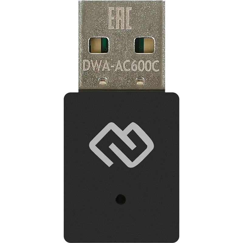 Изображение товара Сетевой адаптер Wi-Fi Digma DWA-AC600C с поддержкой 5 ГГц