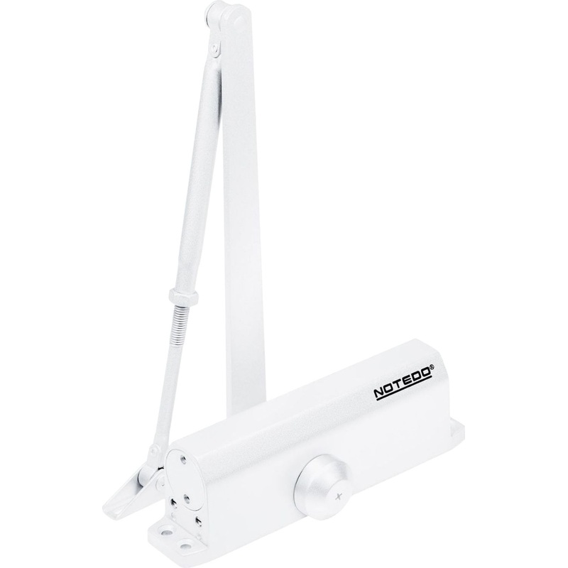 Изображение товара Доводчик дверной Notedo DC-150 до 150 кг белый для автоматического закрывания дверей