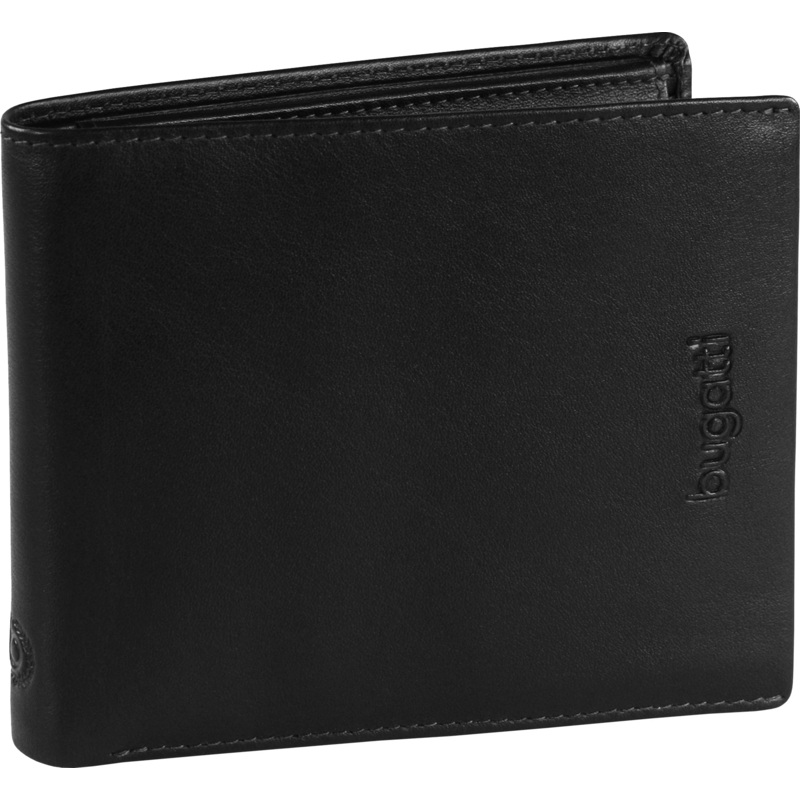 Изображение товара Портмоне мужское Bugatti Vertice черного цвета из натуральной кожи