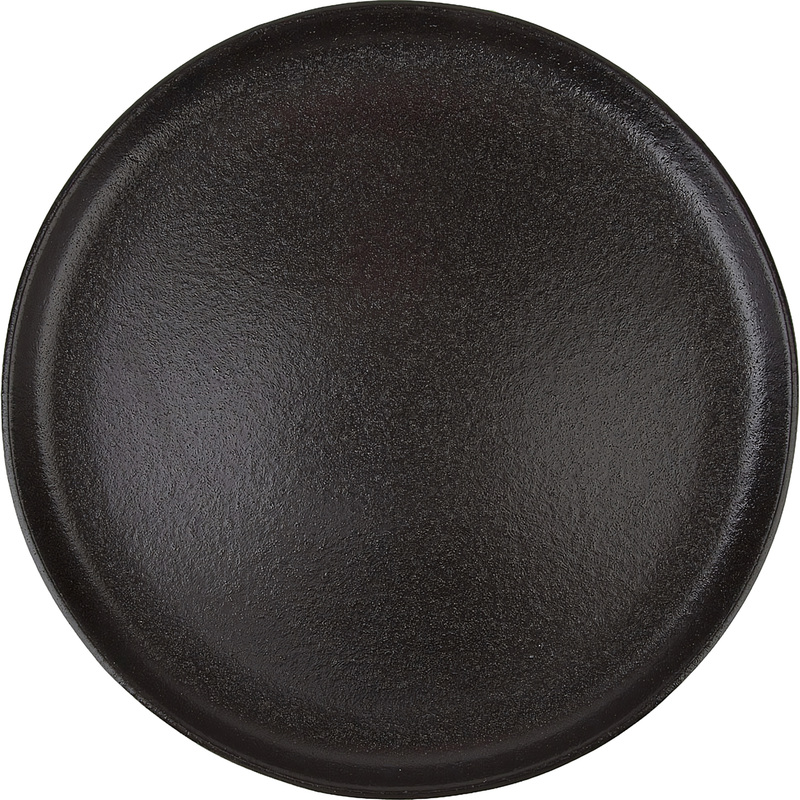 Изображение товара Обеденная керамическая тарелка Nouvelle Home Black Stone 26 см, комплект 4 шт Черные