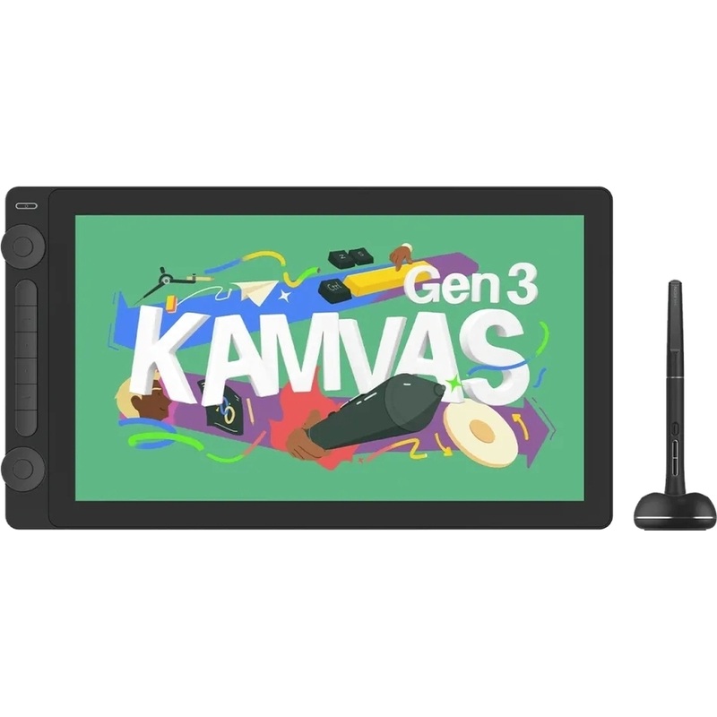 Изображение товара Графический планшет Huion Kamvas 16 (Gen 3) с высоким разрешением и чувствительностью